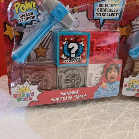 JUST PLAY Toys Ryans World Smashin Surprise Safes Pillow Poshmark